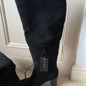 Boots Black Over the Knee Boots